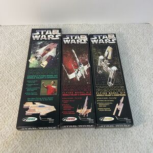 Estes Star Wars A-Wing Y-Wing & X-Wing Vintage Flying Model Kits
